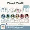 Alphabet Word Wall - Cute Sea Life Classroom Decor - Miss Jacobs Little Learners