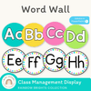 Alphabet Word Wall Headers | Rainbow Classroom Decor - Miss Jacobs Little Learners