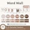 ALPHABET WORD WALL | OMBRE NEUTRALS - Miss Jacobs Little Learners