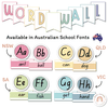 Alphabet Word Wall | PASTELS | Editable - Miss Jacobs Little Learners
