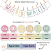 Alphabet Word Wall | PASTELS | Editable - Miss Jacobs Little Learners