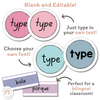 Alphabet Word Wall | PASTELS | Editable - Miss Jacobs Little Learners