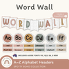 Alphabet Word Wall - Spotty Boho Classroom Decor - Miss Jacobs Little Learners