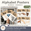 Animal Alphabet Posters - Boho Plants Decor - Miss Jacobs Little Learners