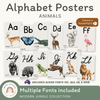 Animal Alphabet Posters - Modern Jungle Classroom Decor - Miss Jacobs Little Learners