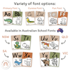 Animals Alphabet Posters - Woodland Theme Classroom Decor - Miss Jacobs Little Learners