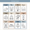 Antonym Posters - Modern Ocean English Decor - Miss Jacobs Little Learners
