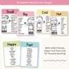 Antonym Posters - Pastel English Decor - Miss Jacobs Little Learners