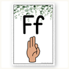 ASL Alphabet Posters (American Sign Language) - Modern Botanical - Miss Jacobs Little Learners