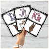 ASL Alphabet Posters: American Sign Language - Pastel Composition Notebook Decor - Miss Jacobs Little Learners