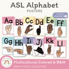 ASL Alphabet Posters - American Sign Language - Simply Pastel - Miss Jacobs Little Learners