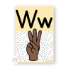 ASL Alphabet Posters - American Sign Language - Spotty Pastel - Miss Jacobs Little Learners