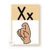 ASL Alphabet Posters - American Sign Language - Spotty Pastel - Miss Jacobs Little Learners