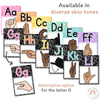 ASL Alphabet Posters - Cutesy Classroom Decor - Miss Jacobs Little Learners