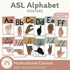 ASL (American Sign Language) Alphabet Posters | SIMPLE BOHO | Neutral Decor - Miss Jacobs Little Learners