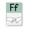 Auslan Alphabet Posters - Australian Sign Language - Spotty Pastel - Miss Jacobs Little Learners