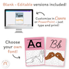 Auslan Alphabet Posters - Australian Sign Language - Spotty Pastel - Miss Jacobs Little Learners