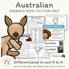 Australian Animals Unit - Australian Curriculum - Miss Jacobs Little Learners