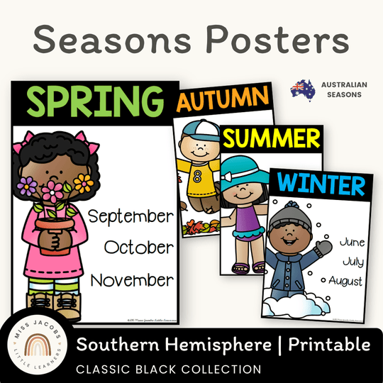 Australian Seasons Posters