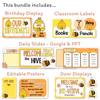 Bee Hive Theme Classroom Essentials Decor Pack - Miss Jacobs Little Learners