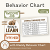 Behavior Clip Chart - Woodland Theme Classroom Decor - Miss Jacobs Little Learners