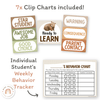 Behavior Clip Chart - Woodland Theme Classroom Decor - Miss Jacobs Little Learners