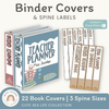 Binder Covers and Spine Labels - Cute Sea Life Classroom Decor - Miss Jacobs Little Learners