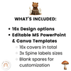 Binder Covers and Spine Labels - Woodland Theme Classroom Decor - Miss Jacobs Little Learners