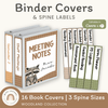 Binder Covers and Spine Labels - Woodland Theme Classroom Decor - Miss Jacobs Little Learners