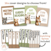 Binder Covers and Spine Labels - Woodland Theme Classroom Decor - Miss Jacobs Little Learners