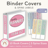 Binder Covers and Spines | PASTELS | Editable - Miss Jacobs Little Learners