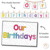 Birthday Chart - Spotty Bright Decor - Miss Jacobs Little Learners