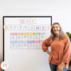 Birthday Chart - Spotty Bright Decor - Miss Jacobs Little Learners