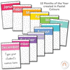 Birthday Chart - Spotty Bright Decor - Miss Jacobs Little Learners