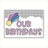 Birthday Display - Dreamy Space Theme Classroom Decor - Miss Jacobs Little Learners