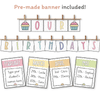 Birthday Display - Spotty Pastel Classroom Decor - Miss Jacobs Little Learners