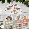 Birthday Display - Woodland Theme Classroom Decor - Miss Jacobs Little Learners