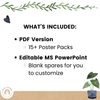 Boho Plants Math Posters Bundle - Miss Jacobs Little Learners