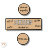 Boho Plants Math Posters Bundle - Miss Jacobs Little Learners