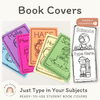 Book Covers | Editable - Miss Jacobs Little Learners