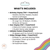 Bright Rainbow Theme Classroom Essentials Decor Pack - Miss Jacobs Little Learners