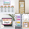Bright Rainbow Theme Classroom Essentials Decor Pack - Miss Jacobs Little Learners