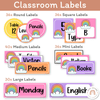Bright Rainbow Theme Classroom Essentials Decor Pack - Miss Jacobs Little Learners