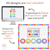 BRIGHTS Classroom Voice and Noise Level Displays | Editable - Miss Jacobs Little Learners