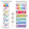 BRIGHTS Classroom Voice and Noise Level Displays | Editable - Miss Jacobs Little Learners