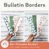 Bulletin Board Borders - Cute Jungle Animals Decor - Miss Jacobs Little Learners