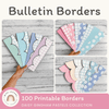 Bulletin Board Borders - Daisy Gingham Pastels Decor - Miss Jacobs Little Learners