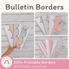 Bulletin Board Borders - Spotty Pastel Classroom Decor - Miss Jacobs Little Learners