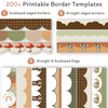 Bulletin Board Borders - Woodland Theme Classroom Decor - Miss Jacobs Little Learners