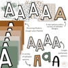 Bulletin Board Lettering Pack | EDITABLE | Modern Jungle - Miss Jacobs Little Learners